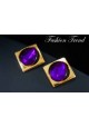 Boucles d'Oreilles Violettes