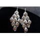 Boucles d'oreilles caramel