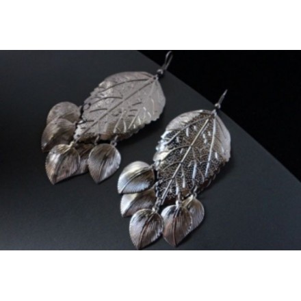 Boucles d'oreilles feuilles