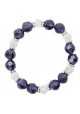 Bracelet Violet avec Perles