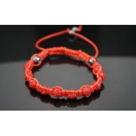 Bracelet shamballa rouge