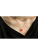 Pendentif Coeur Rouge