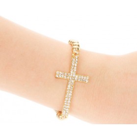 Bracelet Croix Strass