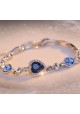 Bracelet Coeurs Bleus