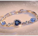 Bracelet Coeurs Bleus