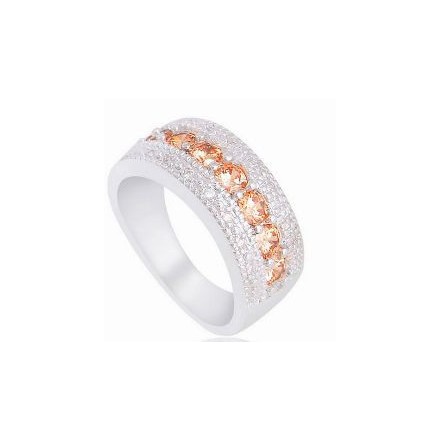 Bague Argentée Strass