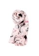 Foulard Rose à Motifs