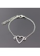 Bracelet Coeur Argenté