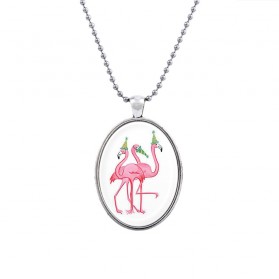 Collier Flamants Festifs