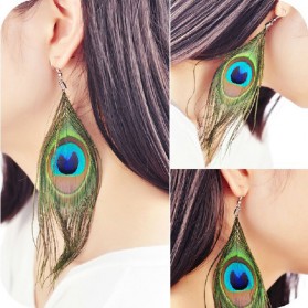 Boucles plumes de paon