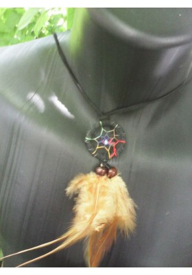 Pendentif Dreamcatcher Plumes