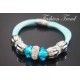 bracelet charms turquoise
