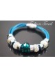 bracelet charms bleu