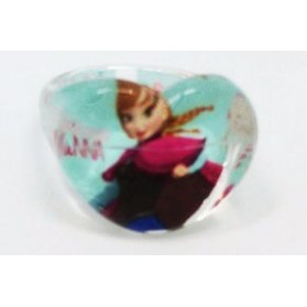 Bague Coeur Bleue Reine des Neiges : Anna