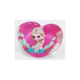 Bague Coeur Rose Reine des Neiges : Elsa