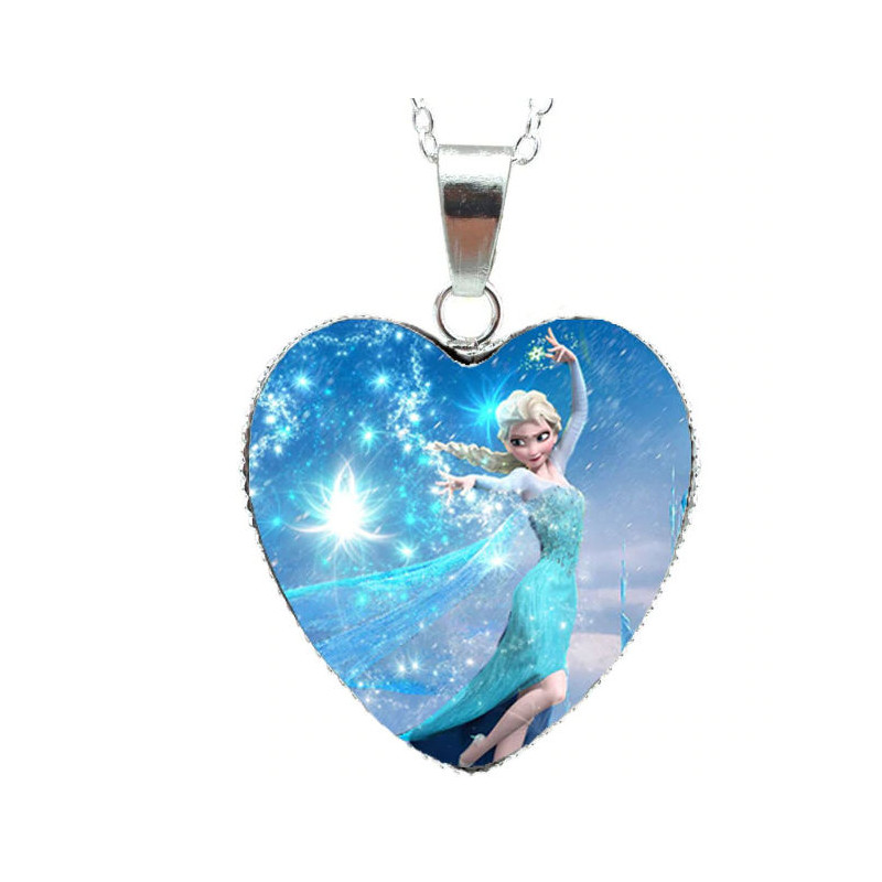 Collier Reine des neiges pour petite fille - Collier - Reine des neiges -  Enfant