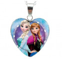 Pendentif Elsa et Anna