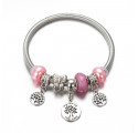 Bracelet Breloque Rose