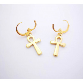 Boucles d'oreilles croix