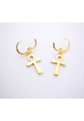 Boucles d'oreilles croix