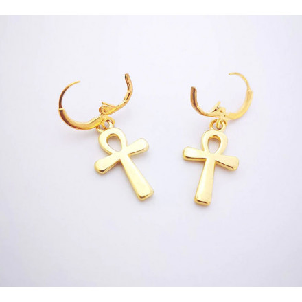 Boucles d'oreilles croix