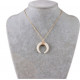Collier à Corne Blanche
