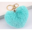 Porte-Clé Pompon Turquoise