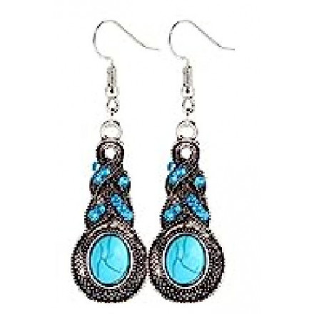 Boucles d'Oreilles Turquoises